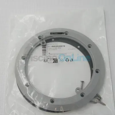 Bride + joints + vis parker pour bonde de fond Easyline GRISE - sans inserts (4402020019)