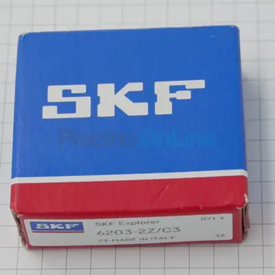 Roulement 6202 flasque métal faible friction 35x15x11 - REMPLACE 6202 et 10002560 (6202-2Z/C3)