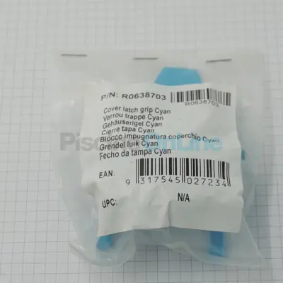 Loquet de verrouillage couvercle (Couleur cyan) - Cover latch grip (cyan) - Vortex OV (R0638703)