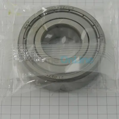 Roulement 6204 flasque métal faible friction - 47x20x14 (6204-2Z/C3)