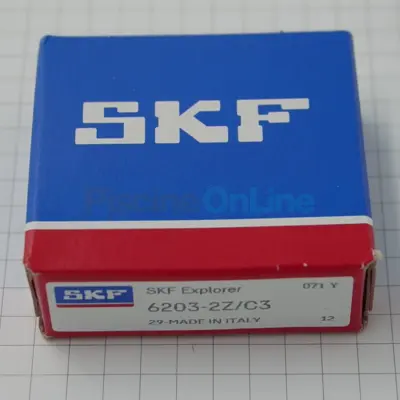 Roulement 6203 flasque métal - 40x17x12 (6203-2Z/C3)