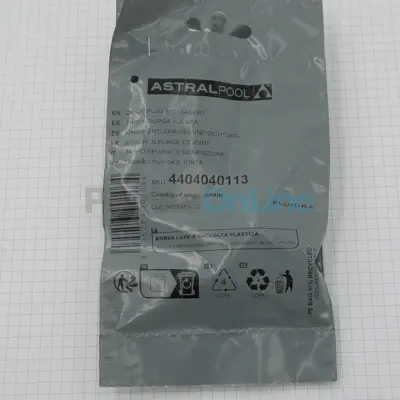 Bouchon de purge et joint pour Filtre à sable Vesubio, Aster (4404040113)