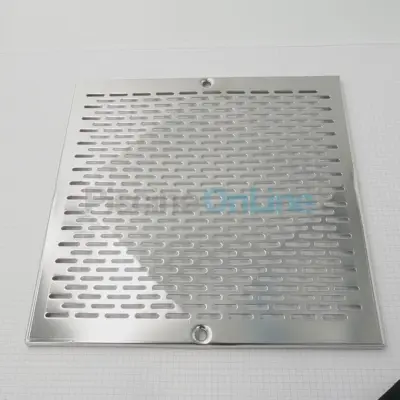 Grille inox (+ Vis) pour bonde de fond 300x300 Inox - piscine paroi Béton (4402030302)