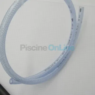 Tube cristal armé (20b) pour prise d'air Ø8int / Ø14ext  (nage contre courant UWE) - prix par mètre linéaire (59212)