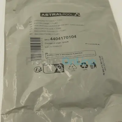 Tube + raccord manomètres (façade) 3-6 kg/cm2 pour Filtres à sable ASTRAL (4404170104)