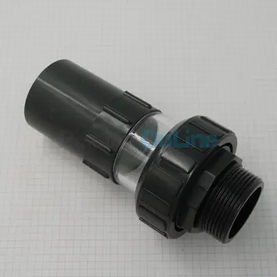 Raccord 1.5'' avec viseur + joint pour filtre EMAUX V-series (E89280101B)