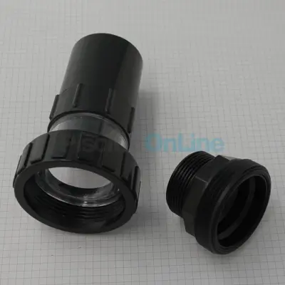 Raccord 1.5'' avec viseur + joint pour filtre EMAUX V-series (E89280101B)