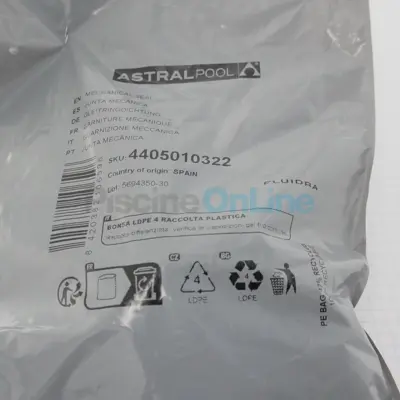 Garniture Mécanique pour pompes ASTRAL (Maxim. Shark, Nage à contre courant) (4405010322)