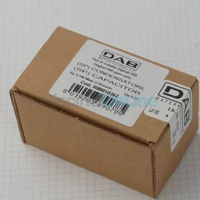Condensateur DAB 25 µF pour moteur pompe 1CV mono de Surpresseur DAB Eurocom SP. Astralcom SP Pompe EUROSWIM 50 à 100 (R00010362)