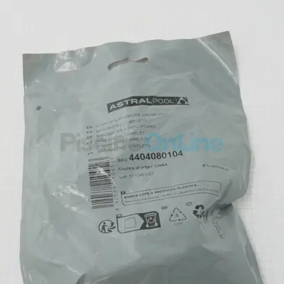 Manomètre complet pour Filtres à sable Astral (4404080104)