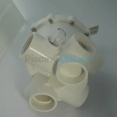 Vanne side 2'' Ø63 + coude + raccords liaisons pour Filtre Jupiter/Florida (nouveau modèle) / Saturne (ancien modèle) (15387)