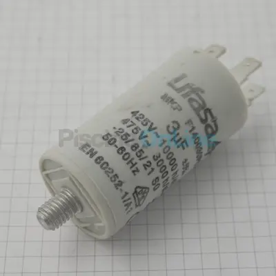 Condensateur ventilateur 3uF pour déshumidificateurs Zodiac SIROCCO 55, 80, 110 (WSG01935)