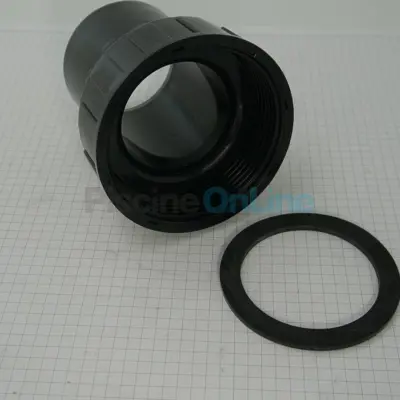 Raccord Union + écrou + joint pour pompes Astral 1.5cv / 2cv / 2.5cv Sprint, Victoria, Astral Glass Plus... (4405010107)