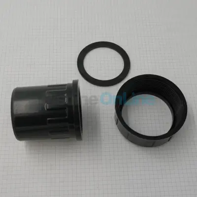 Raccord Union + écrou + joint pour pompes Astral 1.5cv / 2cv / 2.5cv Sprint, Victoria, Astral Glass Plus... (4405010107)