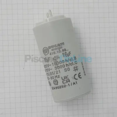 Condensateur 16 µF pour pompes ASTRAL type  Sena Astramax Glass Plus... (4405020122)