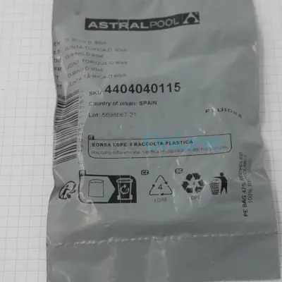 Joints toriques (x2) Ø60 x 8mm pour traversée 2" de filtres Astral Ø750 (4404040115)