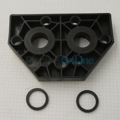 Bride plastique pour échangeur Zodiac URANUS PLUS UP 120-240 + 2 joints 24/31 (R07234)