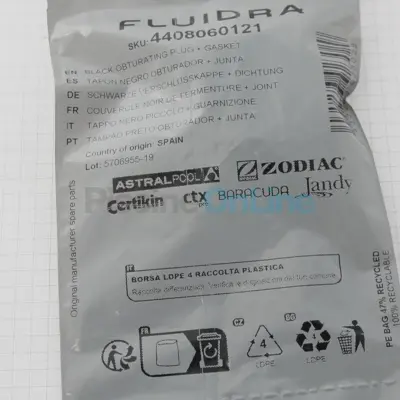 Capuchon de fermeture + joint pour électrolyseur ASTRAL (4408060121)