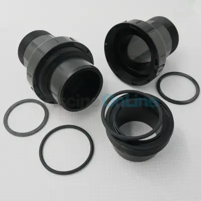 Kit Raccord union avec joint pour vanne Side 2 1/2'' ASTRAL (sortie droite Vanne Auto 2 1/2'') - sachet de 2 (4404121308)