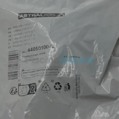 Turbine pour pompe ASTRAL 1,50 CV America - Lyon (4405010042)