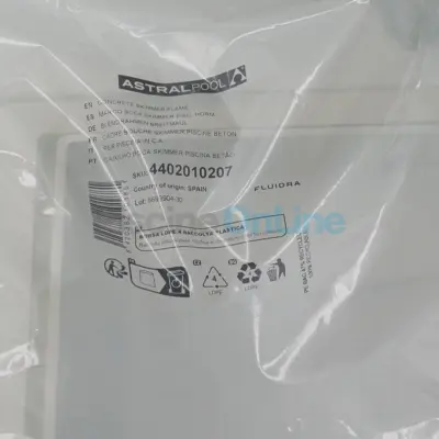 Bride de skimmer ASTRAL Grande Meurtrière Béton + enjoliveur + vis métriques M6x12mm (4402010207)