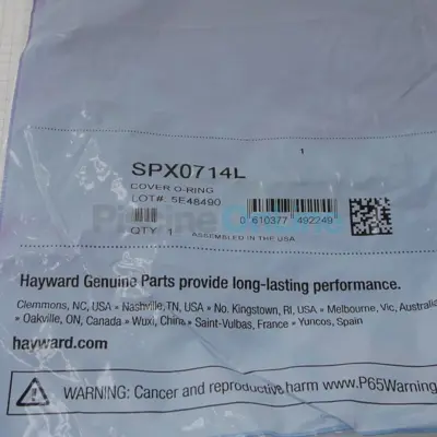 Joint de Couvercle pour vanne Hayward SP714 (Ø ext 150mm, ep 10mm) (SPX0714L)