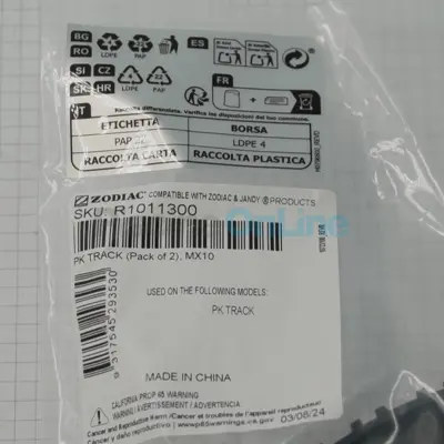 Kit chenilles pour robot Zodiac MX10 (x2) (R1011300)