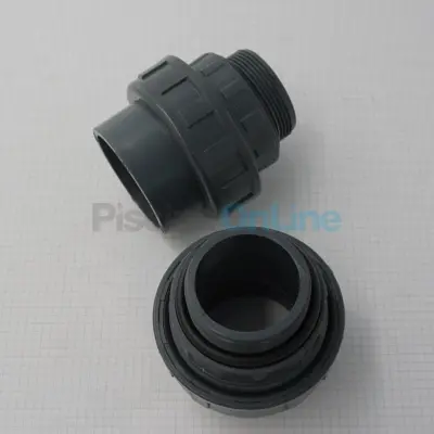 Raccord union 2" - Ø63mm pour pompe Hayward Super Pump / Pro - l'unité (SP2600UNKIT63)