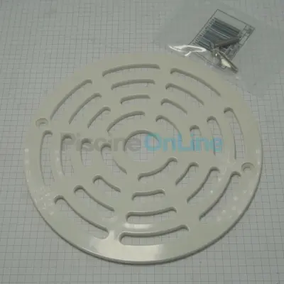 Grille +vis pour bonde de fond Astral Easyline BLANCHE (4402022701)