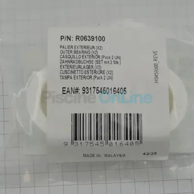 Palier extérieur Ec pour robots Zodiac Alpha / Vortex - Kit de 2 (R0639100)