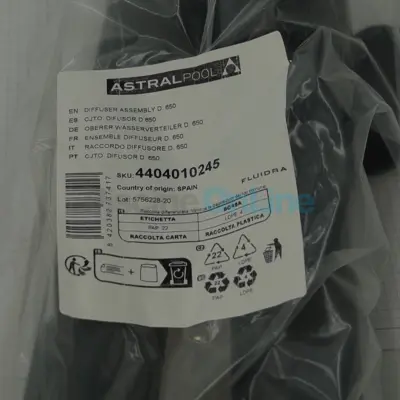Ensemble Diffuseur pour filtres ASTRAL diamètre Ø650 ARTIC ALPINE... (4404010245)