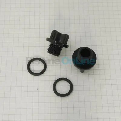 Bouchons de Vidange + joints toriques 1/4" pour pompes/vannes ASTRAL - (sachet de 2) (4405010110)