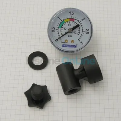 Kit manomètre 1/8" (nouveau modèle) pour filtres Astral - couvercle 4404020040 (4404020041)