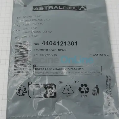 Joints de liaisons pour vannes ASTRAL 2"1/2 SIDE / MAGNUM / MULTIVOIES (4404121301)