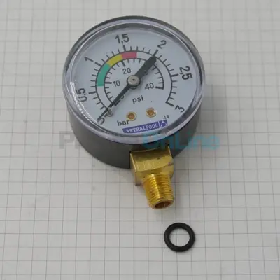 Manomètre pour Filtres à sable ASTRAL Millenium Cantabric BWT2 Aster UVE... (ex ref 4404080203) (4404220102)