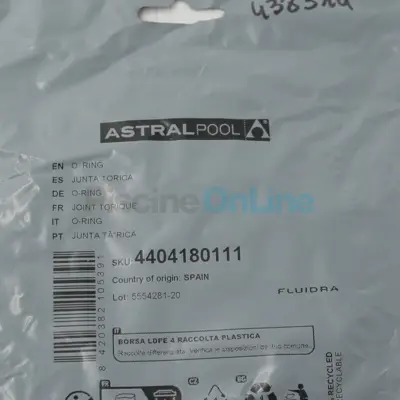 Joint de Couvercle pour Filtre à sable Astral Cantabric Ø900 (4404180111)