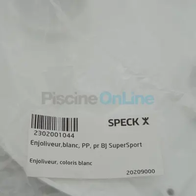 Enjoliveur (Face avant) pour nage contre courant BADU JET Super Sport - blanc (2302.001.044)