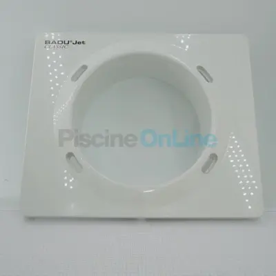 Enjoliveur rectangulaire Blanc pour nage à contre courant Badu Jet Classic (2304.005.238)
