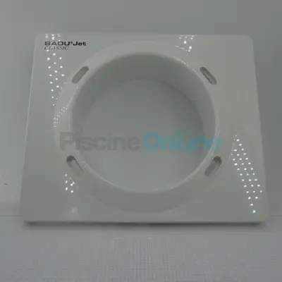 Enjoliveur rectangulaire Blanc pour nage à contre courant Badu Jet Classic (2304.005.238)