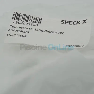 Enjoliveur rectangulaire Blanc pour nage à contre courant Badu Jet Classic (2304.005.238)
