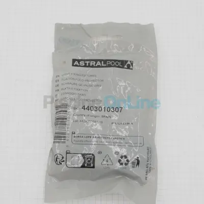 Platine Fixation pour projecteur standard/Ps/Leds - piscines Liner/Béton (4403010307)