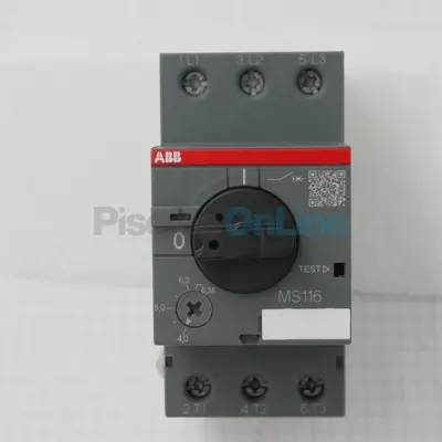 Disjoncteur ABB 4/6.3 A monophasé / triphasé pour coffrets électriques - pompes jusqu'à 1cv (FPIEDISM04)