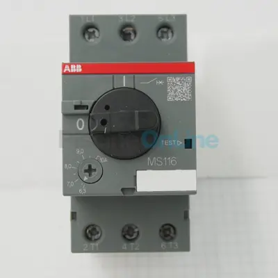 Disjoncteur ABB 6.3-10 A monophasé / triphasé pour coffrets électriques - pompes jusqu'à 1.5cv (FPIEDISM06)