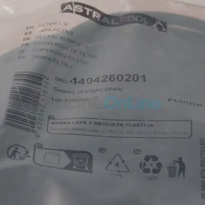 Couvercle noir à visser + joint pour Filtres à sable Astral (4404260201)