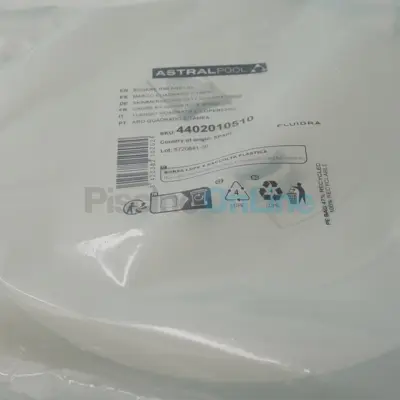 Couvercle rond + cadre carré pour skimmer ASTRAL Prestige - blanc (4402010510)