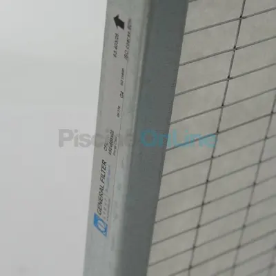 Cadre filtre latéral 555 x 455 x 23 mm pour déshumidificateur Zodiac CAE 506. 507. 508. 510. 513 (WSD01909)