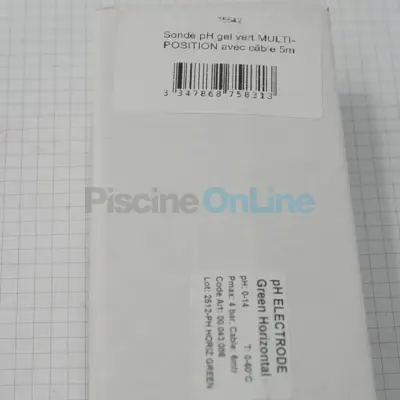Sonde pH Microdos gel vert MULTI-POSITION avec câble 5m (75542)