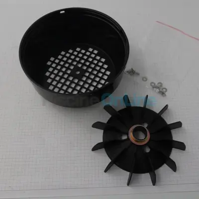 Ensemble couvercle + bague + hélice de ventilateur pour pompes Astral VICTORIA Plus Silent 1.5CV à 3CV tri (sauf 3CV Mono) (4405010636)