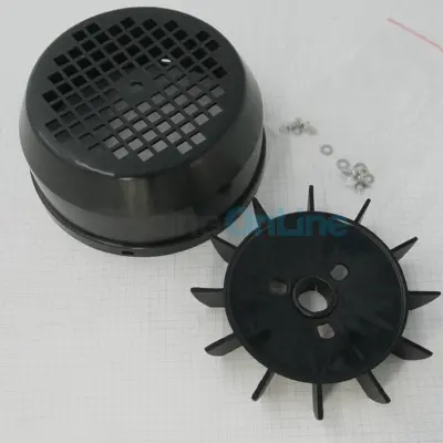 Ensemble couvercle + bague + hélice de ventilateur pour pompes Astral VICTORIA Plus Silent 1.5CV à 3CV tri (sauf 3CV Mono) (4405010636)