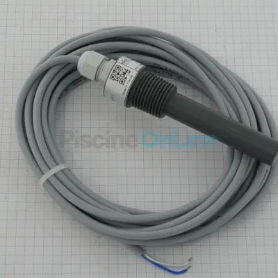 Capteur de temperature -5°C à 45°C (4-20mA) PVC 1/2 pouce Mâle avec 5m de cable - Syclope (CAT2602)